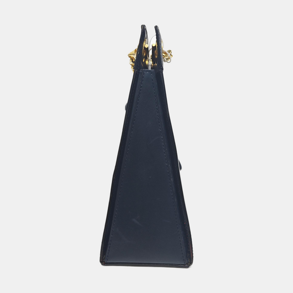 Calfskin Shoulder Bag Blue