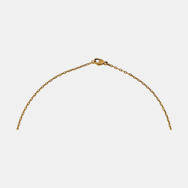 Collar Dorado Pop H de Metal