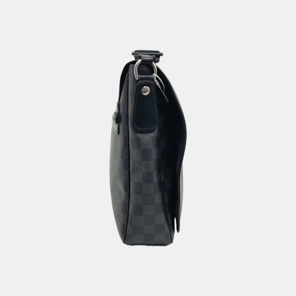 DANIEL Damier Graphite Coated Canvas Gray