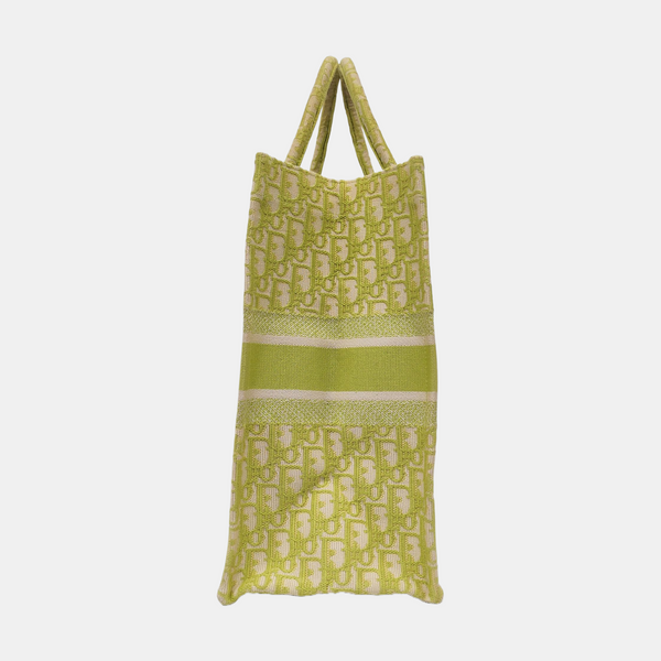 Book Tote Large Fabric Green