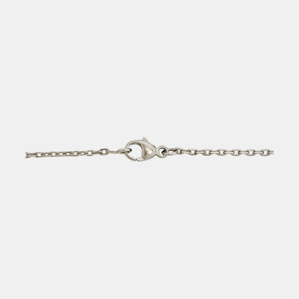 Pop H Metal Silver Necklace