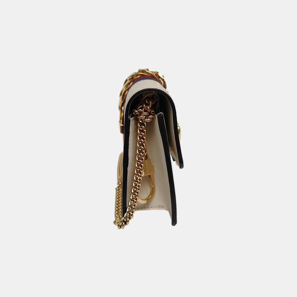 Sylvie Super Mini Calfskin White
