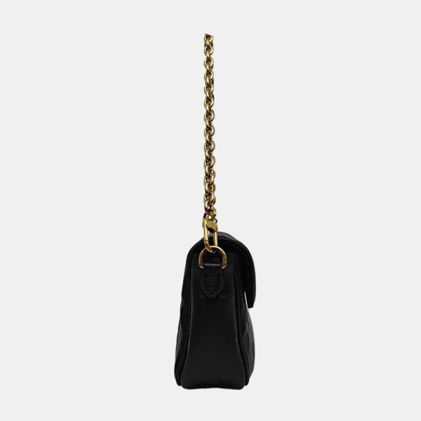 IVY Monogram Calfskin Black