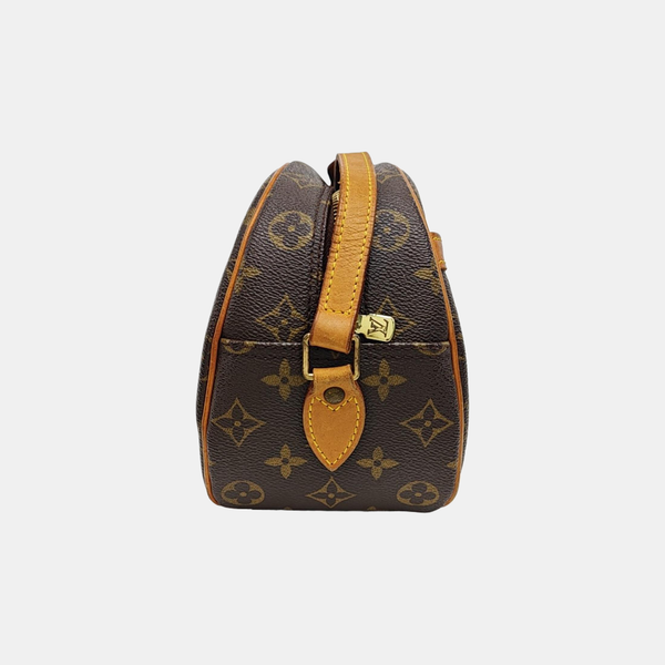BLOIS PM Monogram Coated Canvas Brown
