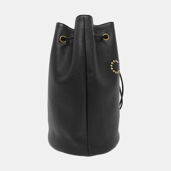 DEAUVILLE Grained Calfskin Black