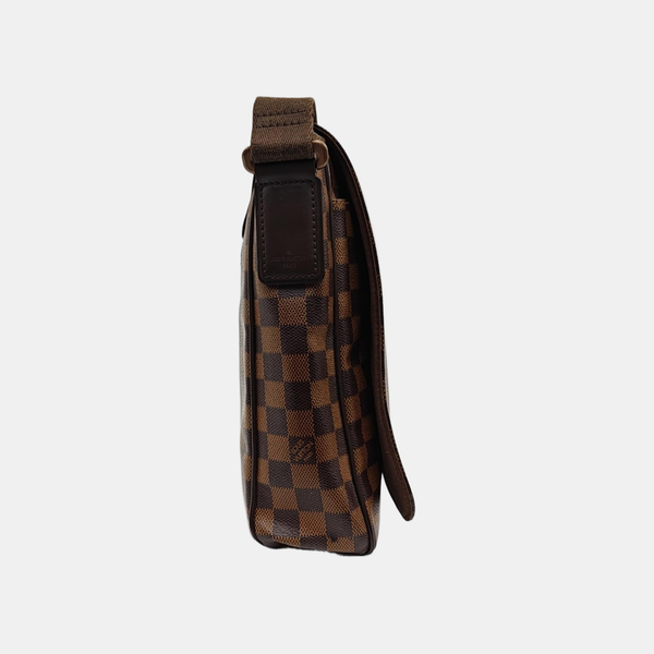 DISTRICT MM Damier Ebene Coated Canvas Brown