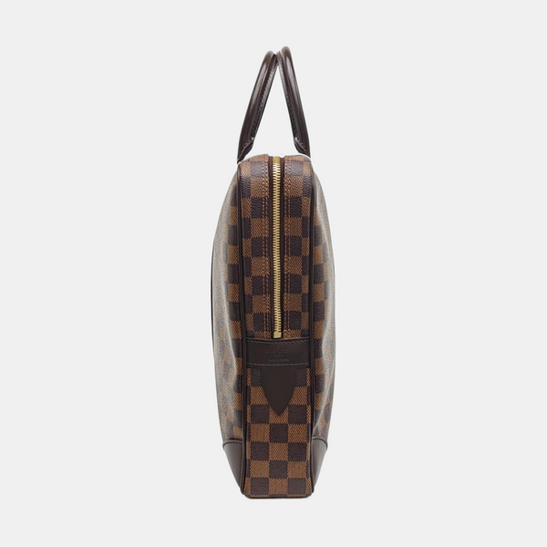 PORTE-DOCUMENTS Damier Ebene Coated Canvas Brown