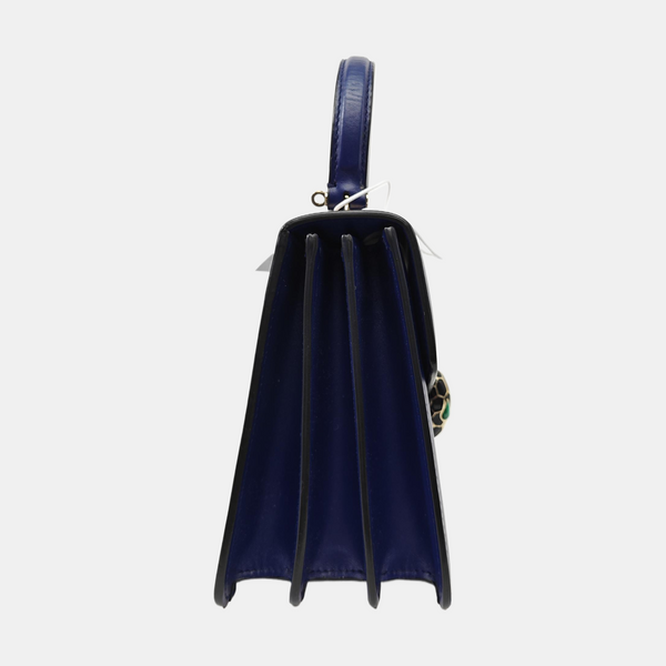 SERPENTI FOREVER Small Calfskin Blue