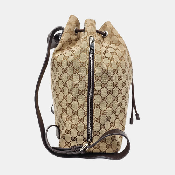 Monogram Canvas Backpack Beige