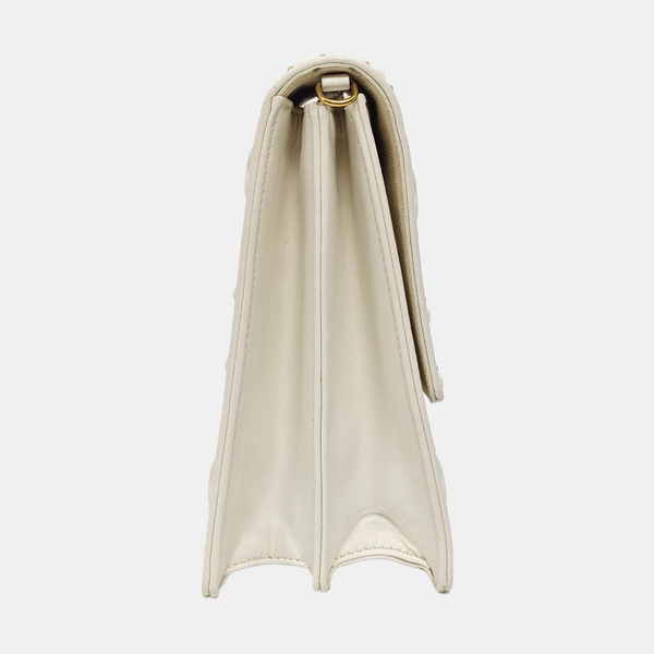 Diorama Cannage Calfskin White