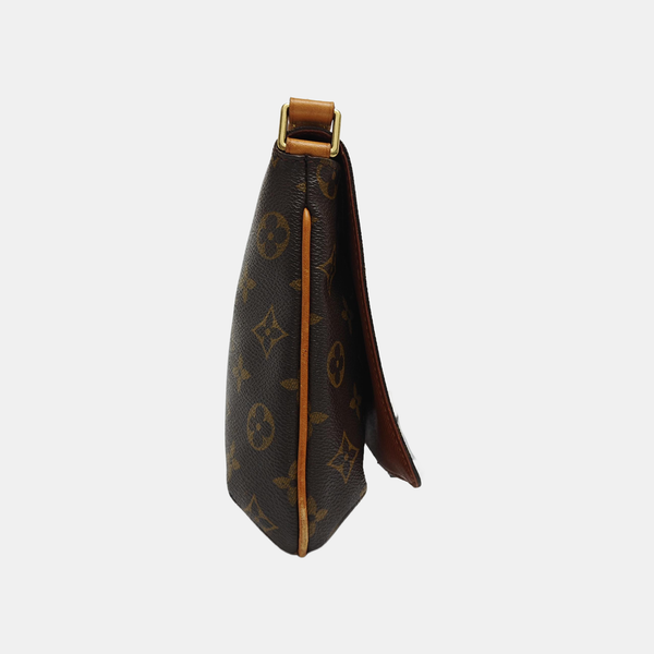 MUSETTE TANGO Monogram Coated Canvas Brown