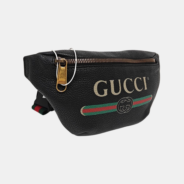 Print Small Calfskin Black