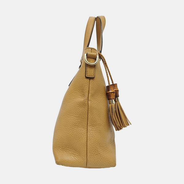 Calfskin Tote Bag Yellow
