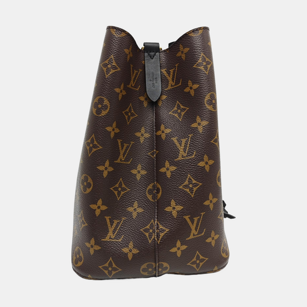 NÉONOÉ MM Monogram Coated Canvas Brown