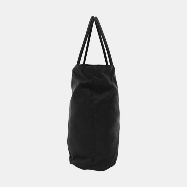 Nylon Top Handle Bag Black