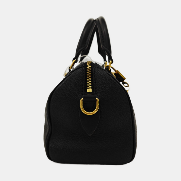 SPEEDY 20 Monogram Calfskin Black