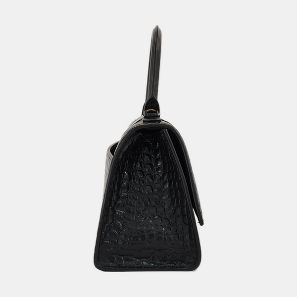 Hourglass S Calfskin Black