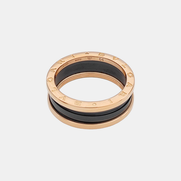B.ZERO1 18k Rose Gold Ring EU 64