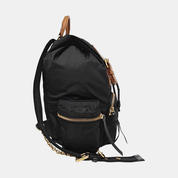The Rucksack Medium Nylon Black