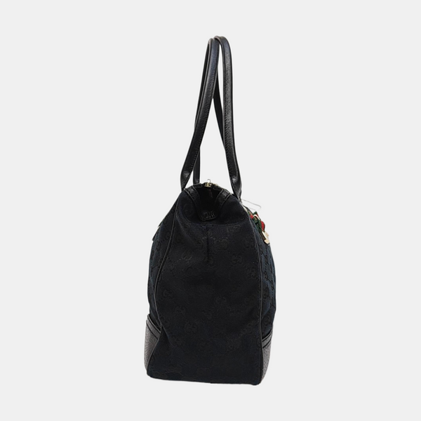 Princy Medium Monogram Canvas Black