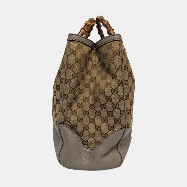Bamboo 1947 Medium Monogram Canvas Brown
