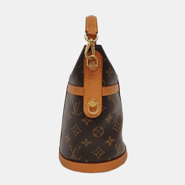 DUFFLE Monogram Coated Canvas Brown