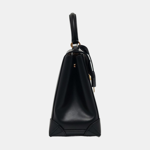 Calfskin Shoulder Bag Black