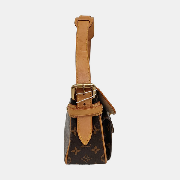 HUDSON PM Monogram Coated Canvas Brown