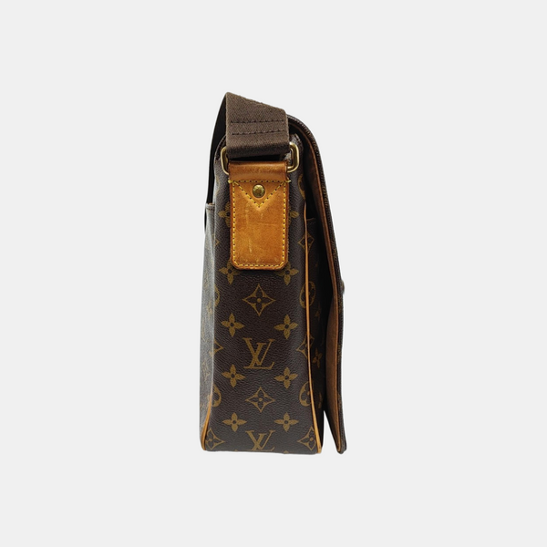 VALMY Monogram Coated Canvas Brown