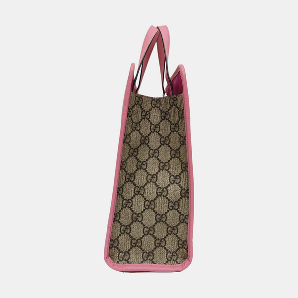 Children’s GG Bucket Monogram Coated Canvas Beige