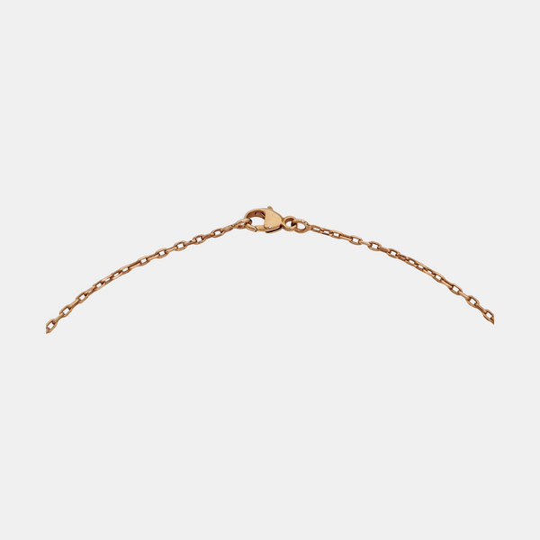 Pop H Metal Rose Gold Necklace