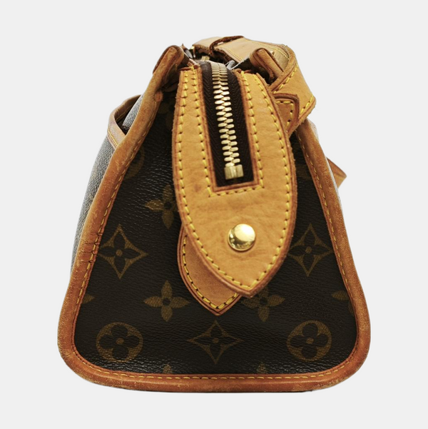 POPINCOURT Monogram Coated Canvas Brown