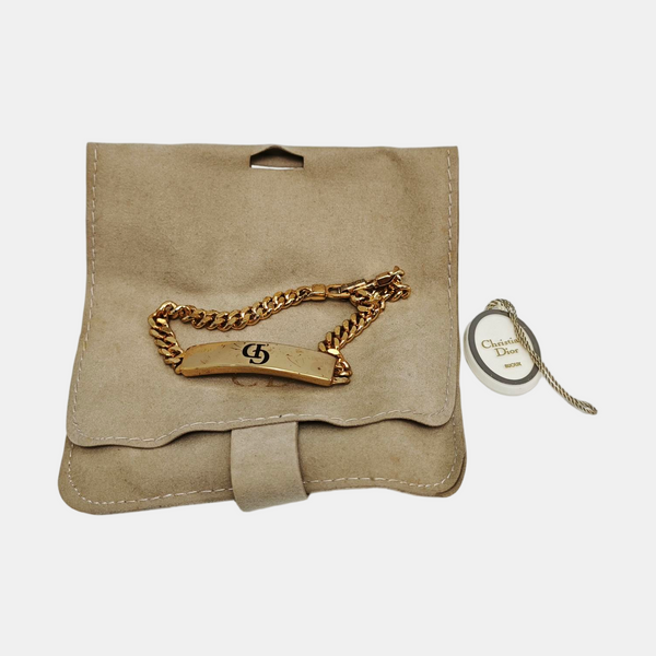 Petit CD Metal Gold Bracelet