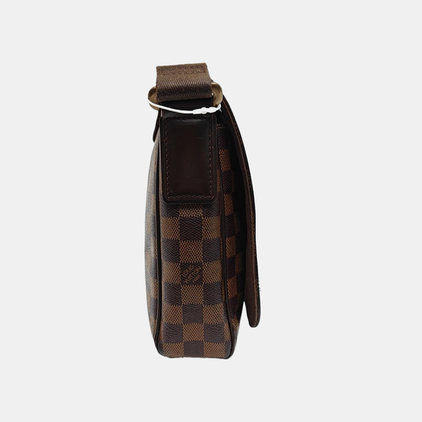 BROOKLYN Damier Ebene Coated Canvas Brown