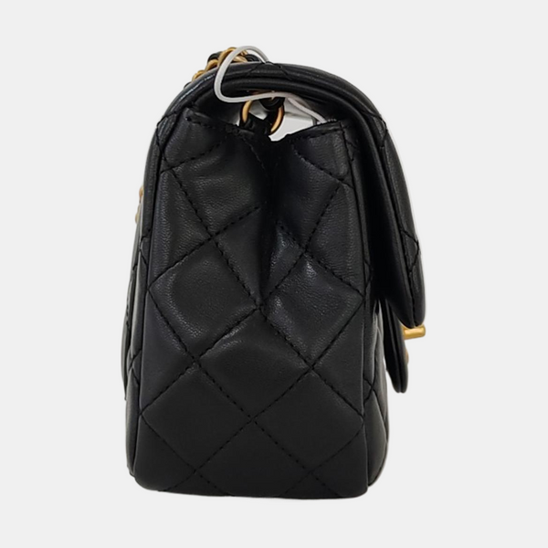 CLASSIC FLAP Mini Quilted Lambskin Black