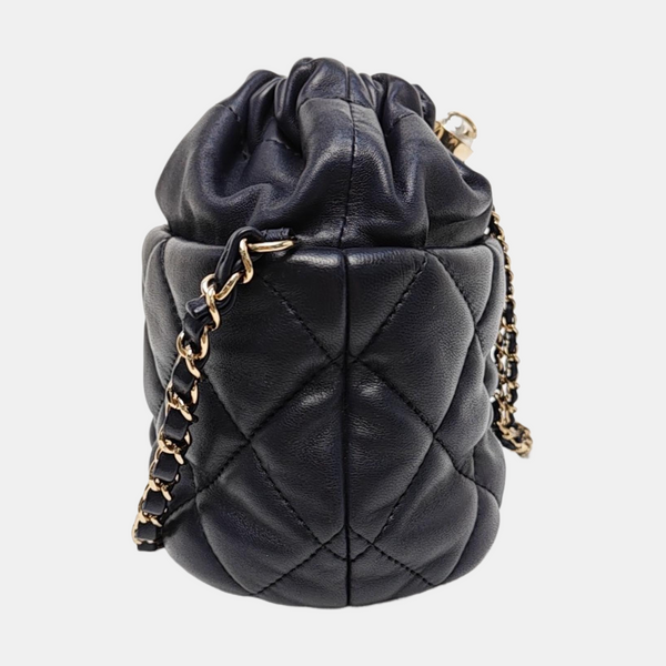 Quilted Lambskin Blue