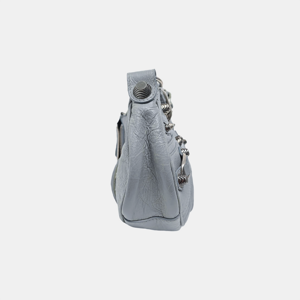 Le Cagole Mini Lambskin Blue