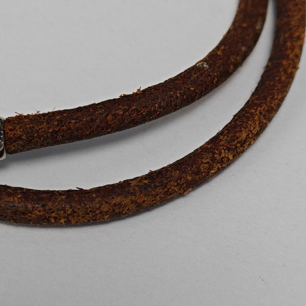 Jumbo Hook Metal Brown Bracelet