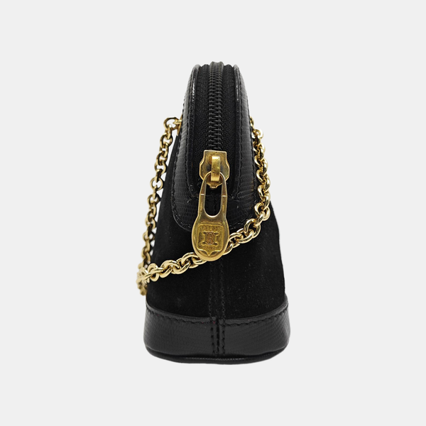 Suede Shoulder Bag Black