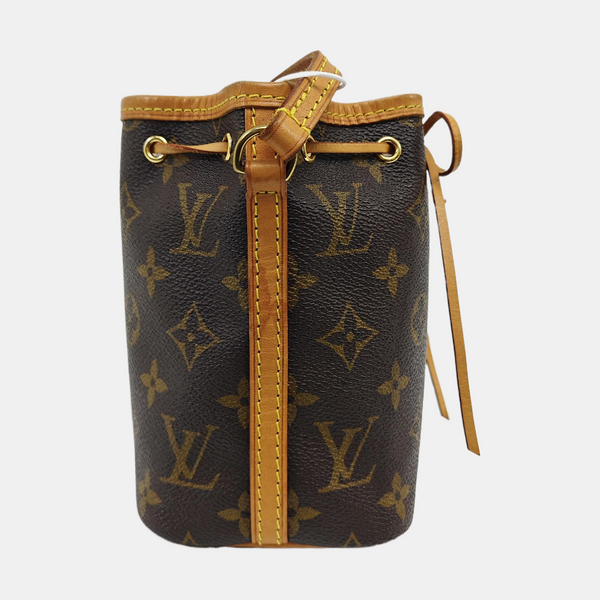 NÉONOÉ Nano Monogram Coated Canvas Brown