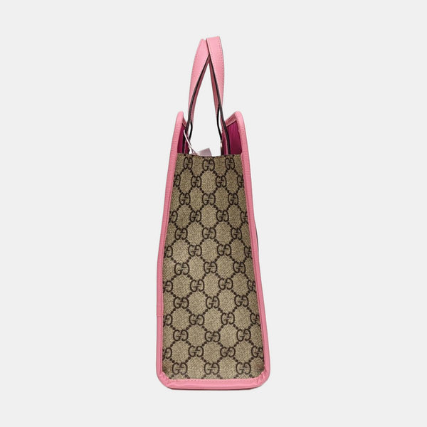 Children’s GG Bucket Monogram Coated Canvas Beige