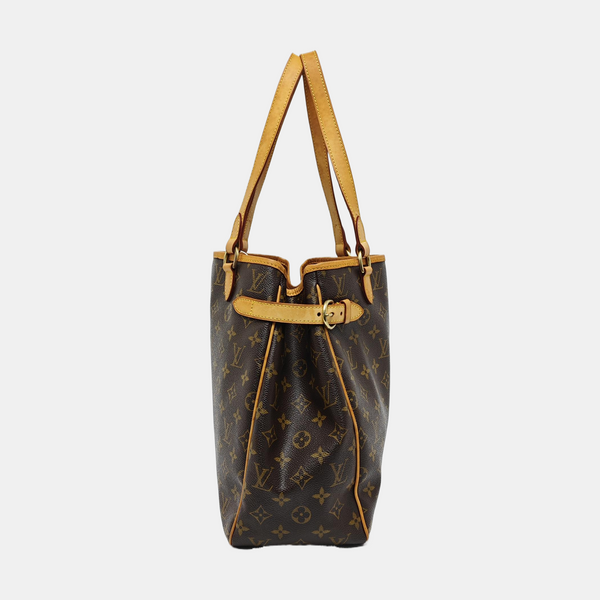 BATIGNOLLES MM Monogram Coated Canvas Brown