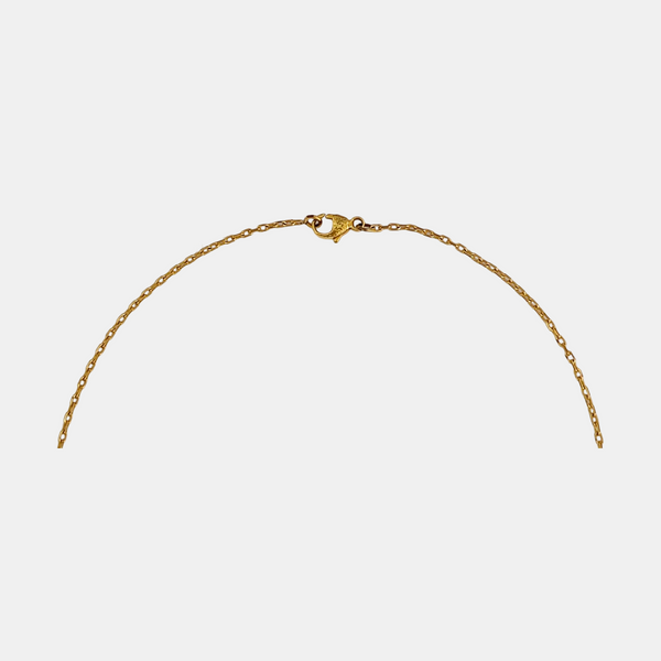 Pop H Metal Gold Necklace