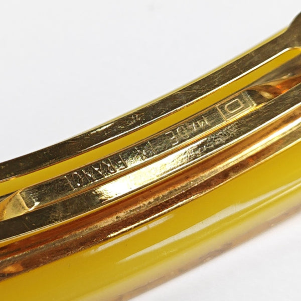Synthetic Hair Clip Yellow