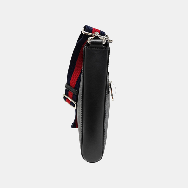 GG Imprime Small Monogram Coated Canvas Black