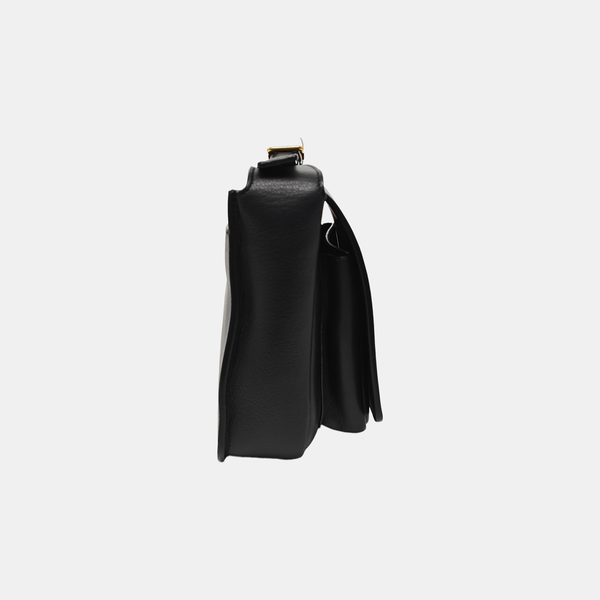 Calfskin Shoulder Bag Black