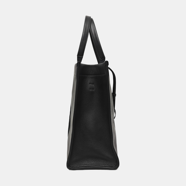 Calfskin Shoulder Bag Medium Black
