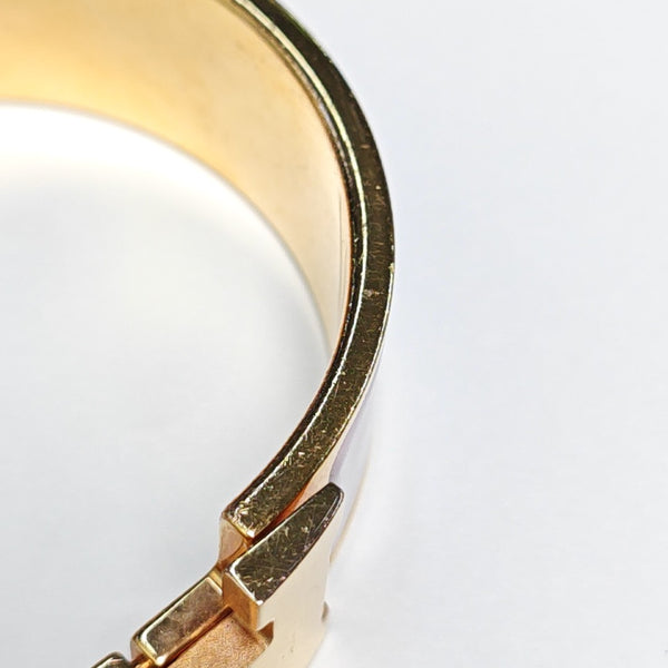 Clic Clac H Metal Gold Bangle