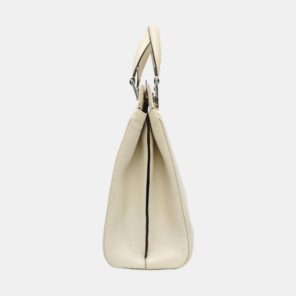 Zumi Medium Calfskin White