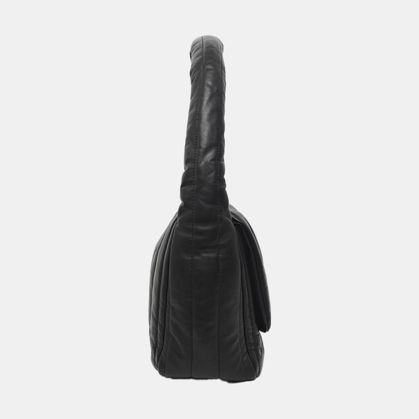 Monaco Small Quilted Calfskin Black
